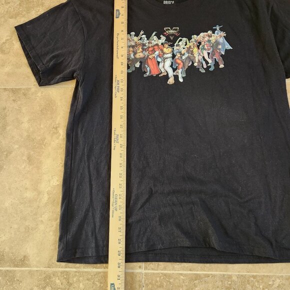 Street Fighter V T-Shirt Fighters Capcom Graphic Tee Brisco Black XL EUC - Picture 4 of 8